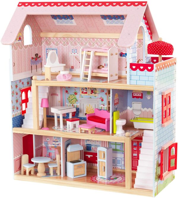 idee regalo giocattoli in offerta casa in legno delle bambole