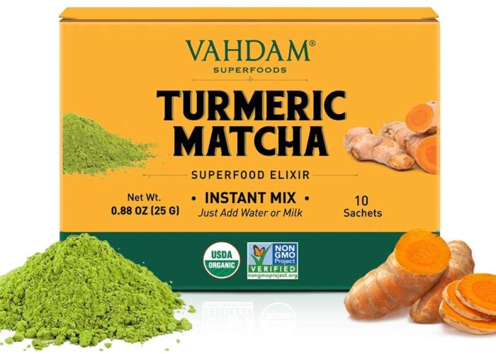 Superfood alla curcuma con te matcha